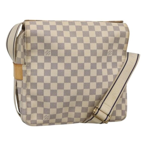 LOUIS VUITTON Damier Azur Naviglio Shoulder Bag - Picture 1 of 16